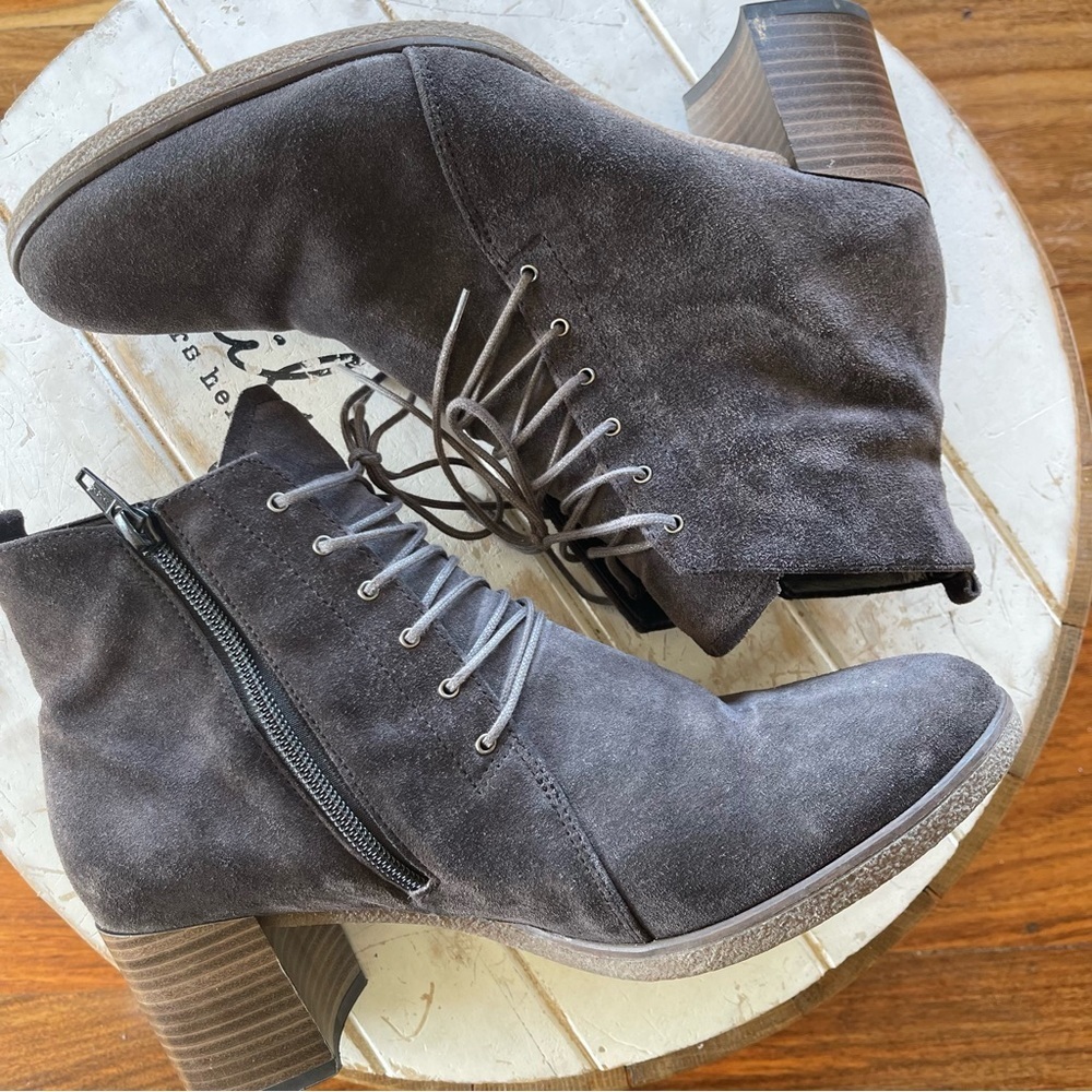 Gabor | Lace-Up Heeled Zip Boots